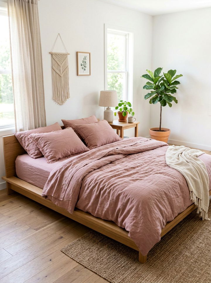 Wrinkled linen bedding - 30 bedroom sheet sets