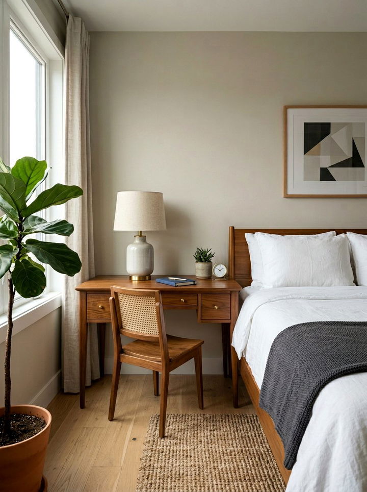 Writing Desk Nightstand Bedroom - 30 repurposed bedroom ideas