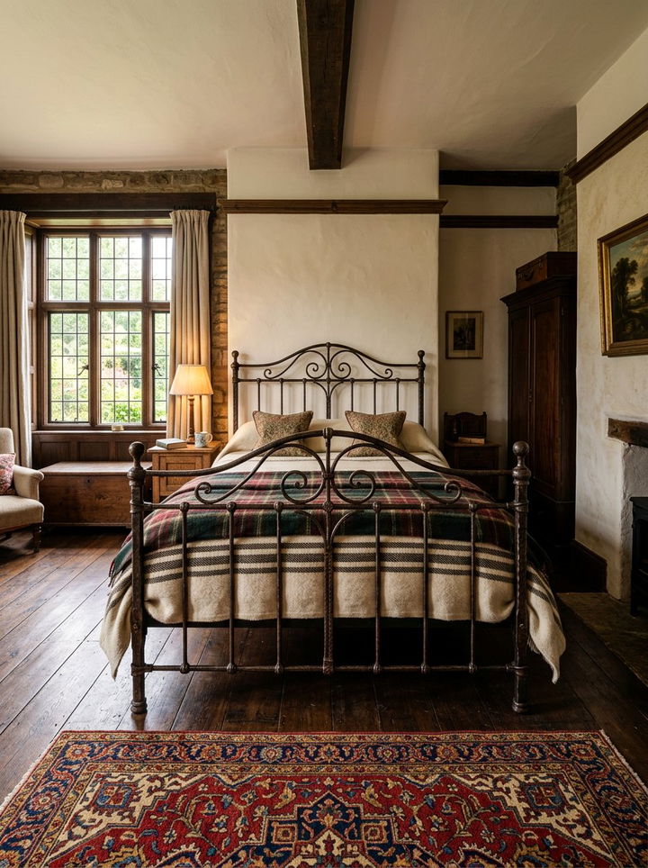 Wrought Iron Bed Frame - 30 handcrafted bedroom ideas