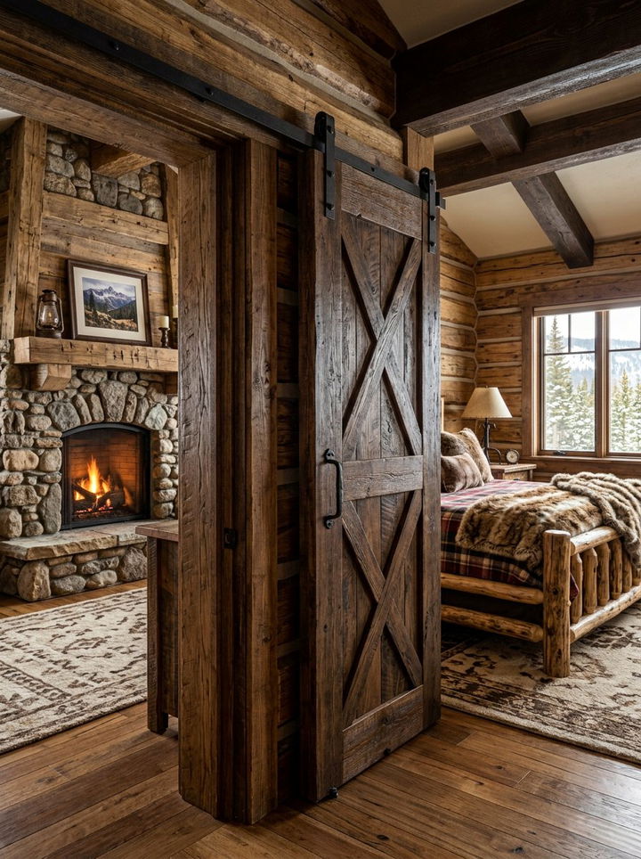 X Frame Barn Door - 30 bedroom barn doors