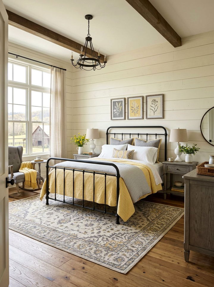 30 Modern Yellow and Gray Bedroom Color Combo Ideas to Try