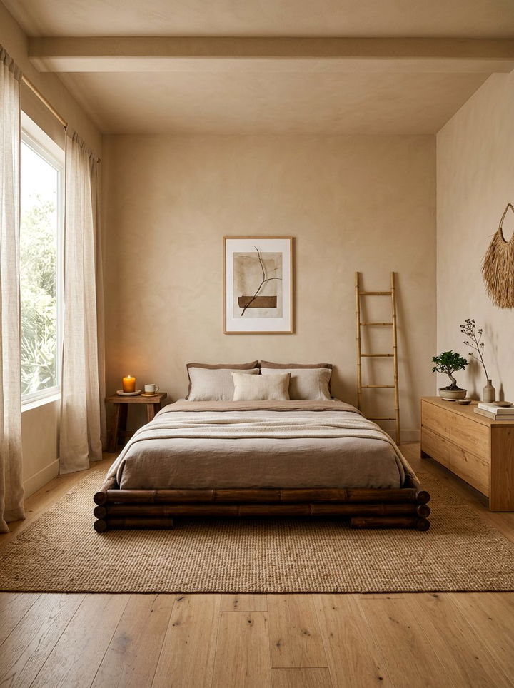 Zen Brown Bedroom - 30 amber and brown bedroom ideas