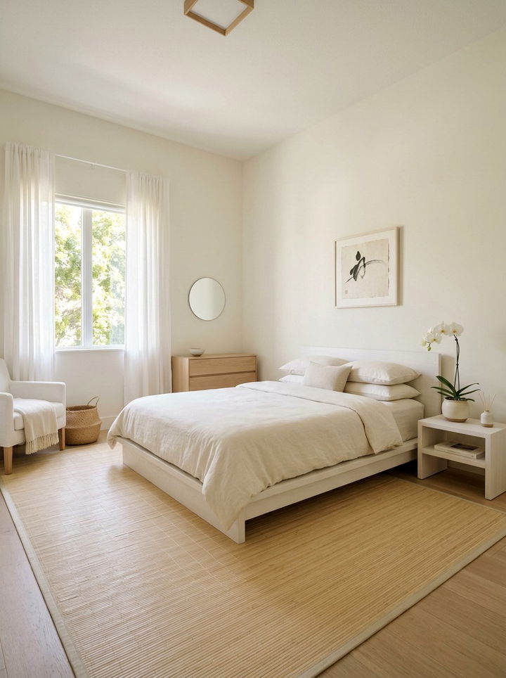 Zen Cream White Bedroom - 30 cream and white bedroom ideas
