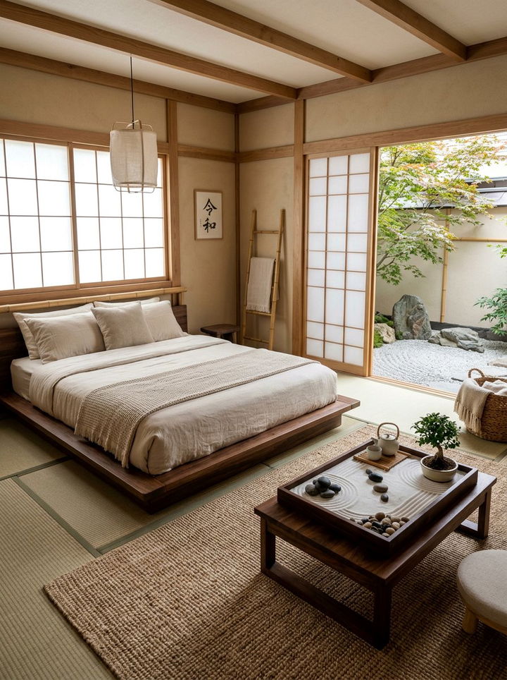 Zen Garden Bedroom - 30 garden themed bedroom ideas