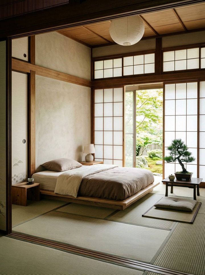 Zen Japanese Bedroom - 30 newlywed bedroom ideas