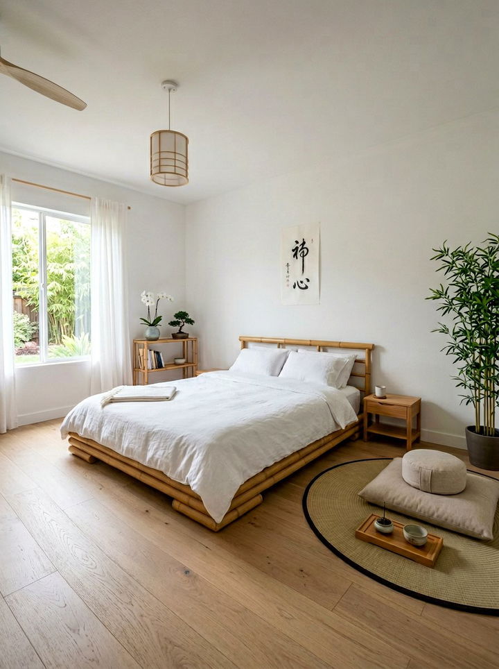 Zen White Bedroom - 30 cool white bedroom ideas