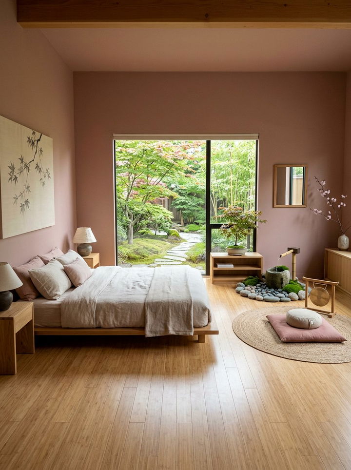 Zen pink bedroom - 30 pale pink bedroom ideas