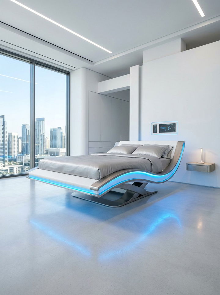 Zero Gravity Bed - 30 planet bedroom ideas