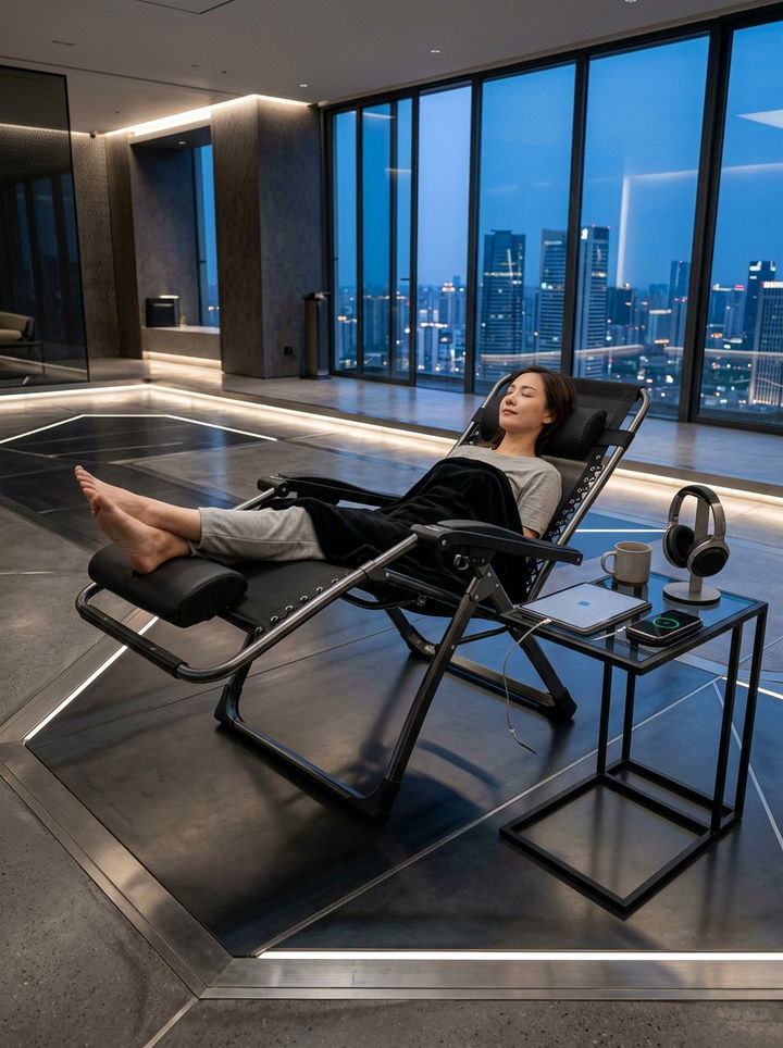 Zero gravity chair - 30 astronaut bedroom ideas