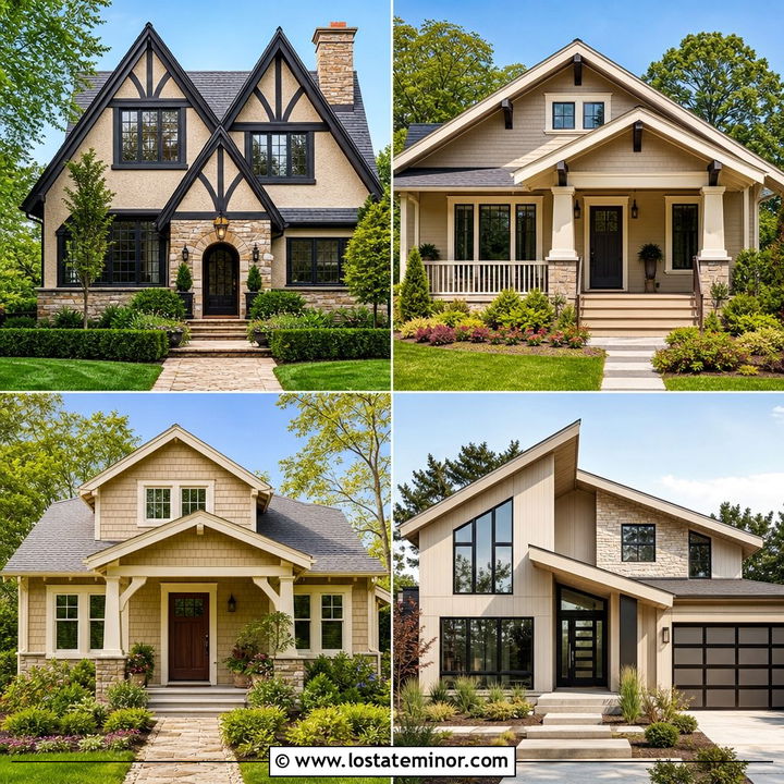 30 Beige House Design With Gables Ideas for Timeless Character