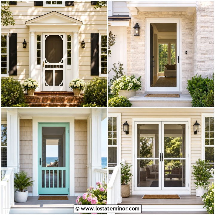 30 Beige House Design With Screen Door Ideas With Welcoming Style