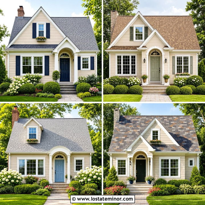 30 Beige House Design With Shingles Ideas for a Polished Exterior