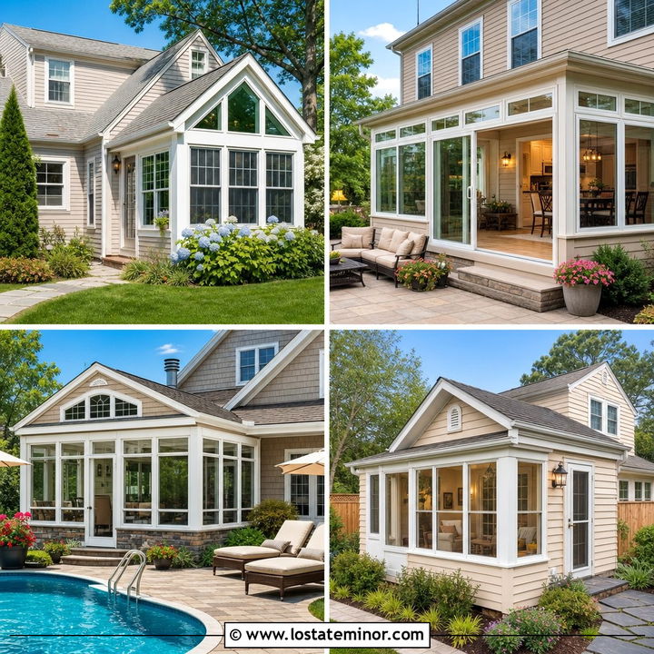 30 Beige House Design With Sunroom Ideas for Relaxed Living