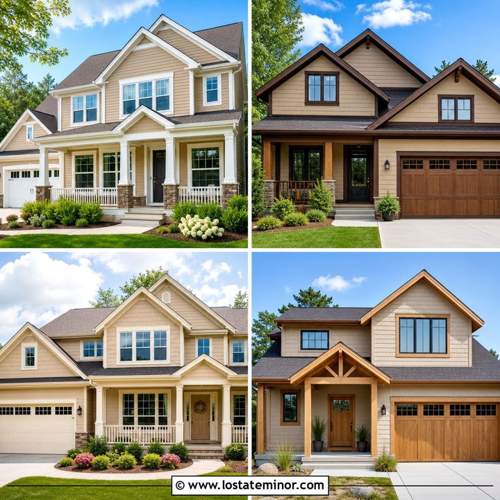 30 Beige House Design With Trim Ideas: Timeless Curb Appeal
