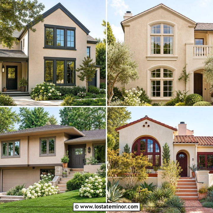 30 Beige House Design With Window Frames Ideas: Modern Style