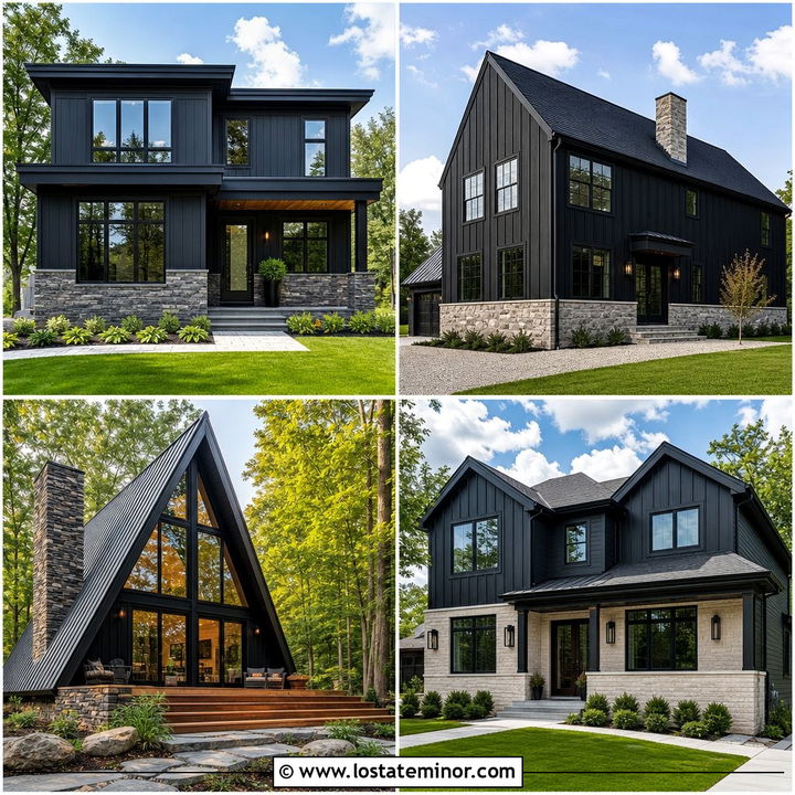30 Black House Design With Wainscoting Ideas for Timeless Style