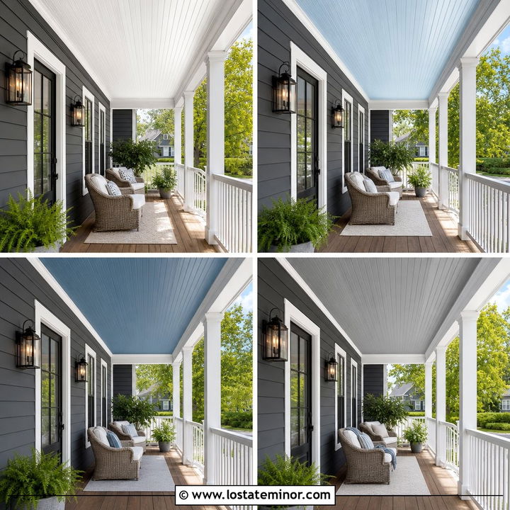 30 Charcoal Grey House Design With Porch Ceiling Ideas That Wow