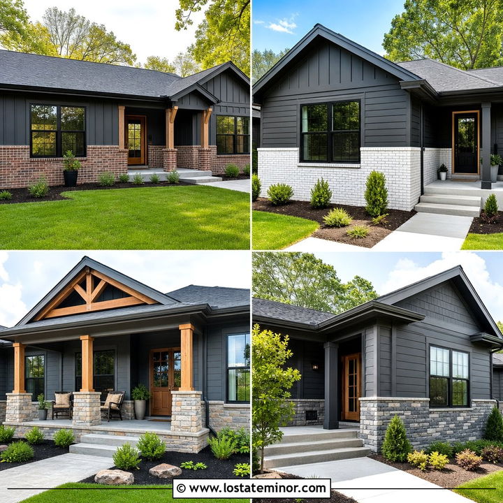 30 Charcoal Grey House Design With Wainscoting Ideas You’ll Love