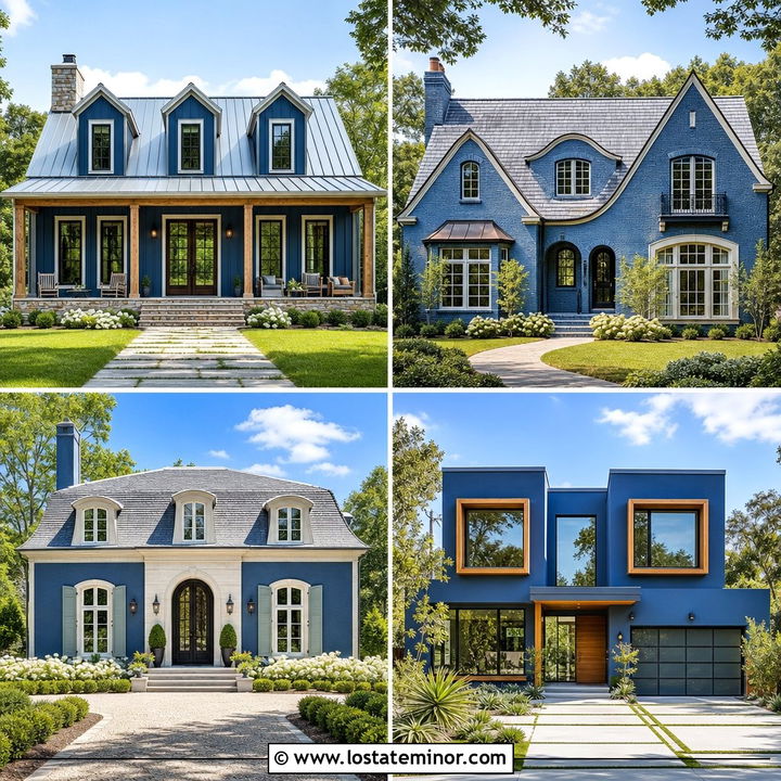 30 Denim Blue House Design With Dormers Ideas for Classic Charm
