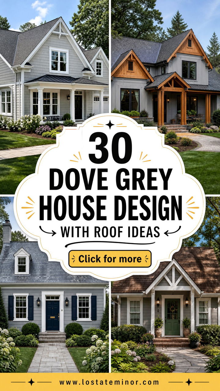30 Dove Grey House Design With Roof Ideas With Timeless Style - 30 Dove Grey House Design With Roof Ideas With Timeless Style