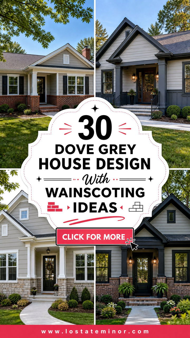 30 Dove Grey House Design With Wainscoting Ideas Classic Charm - 30 Dove Grey House Design With Wainscoting Ideas: Classic Charm