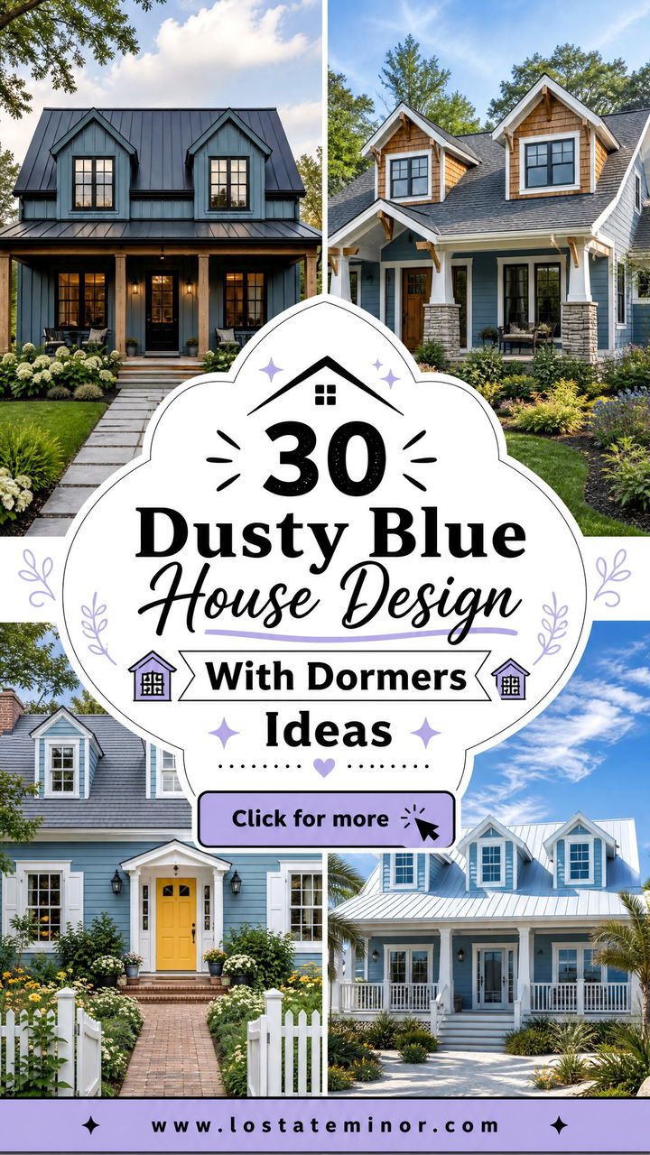 30 Dusty Blue House Design With Dormers Ideas Storybook Charm - 30 Dusty Blue House Design With Dormers Ideas: Storybook Charm