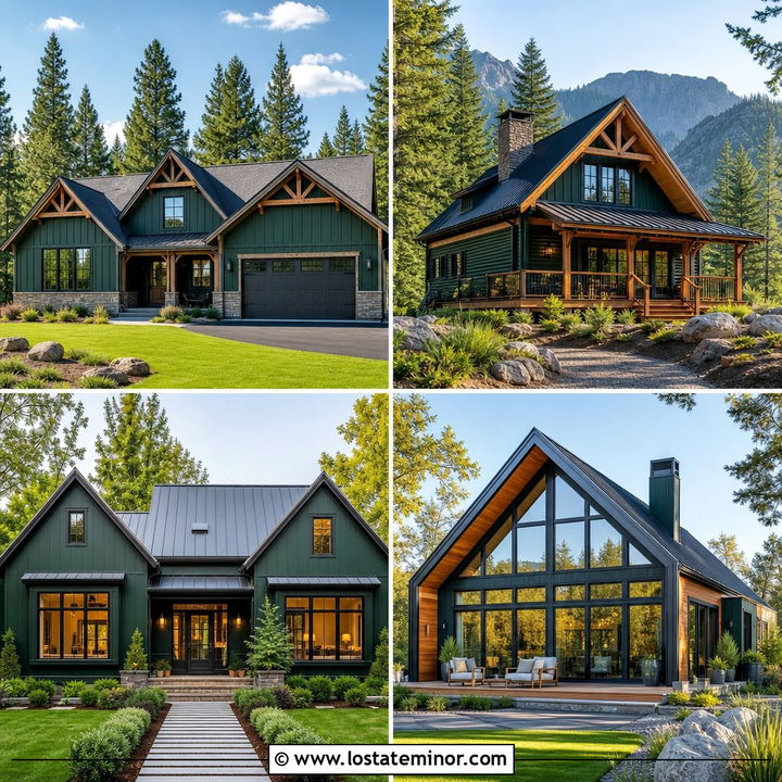 30 Forest Green House Design With Gables Ideas For Classic Charm