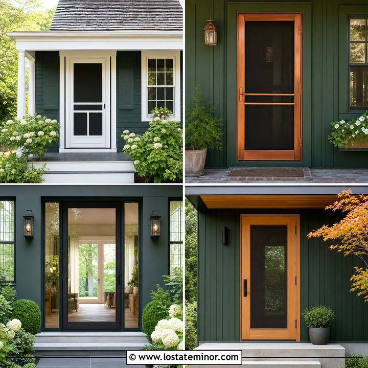 30 Forest Green House Design With Screen Door Ideas to Love