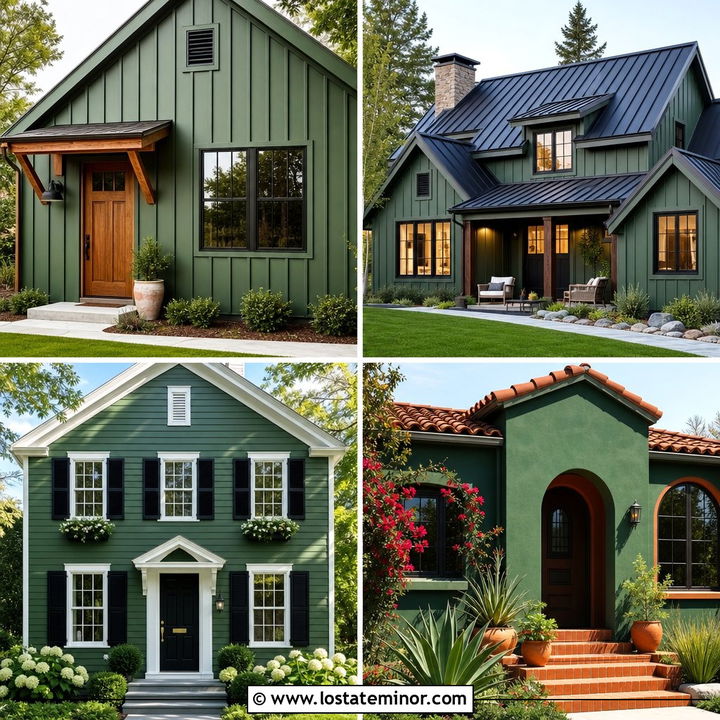 30 Forest Green House Design With Siding Ideas for Curb Appeal