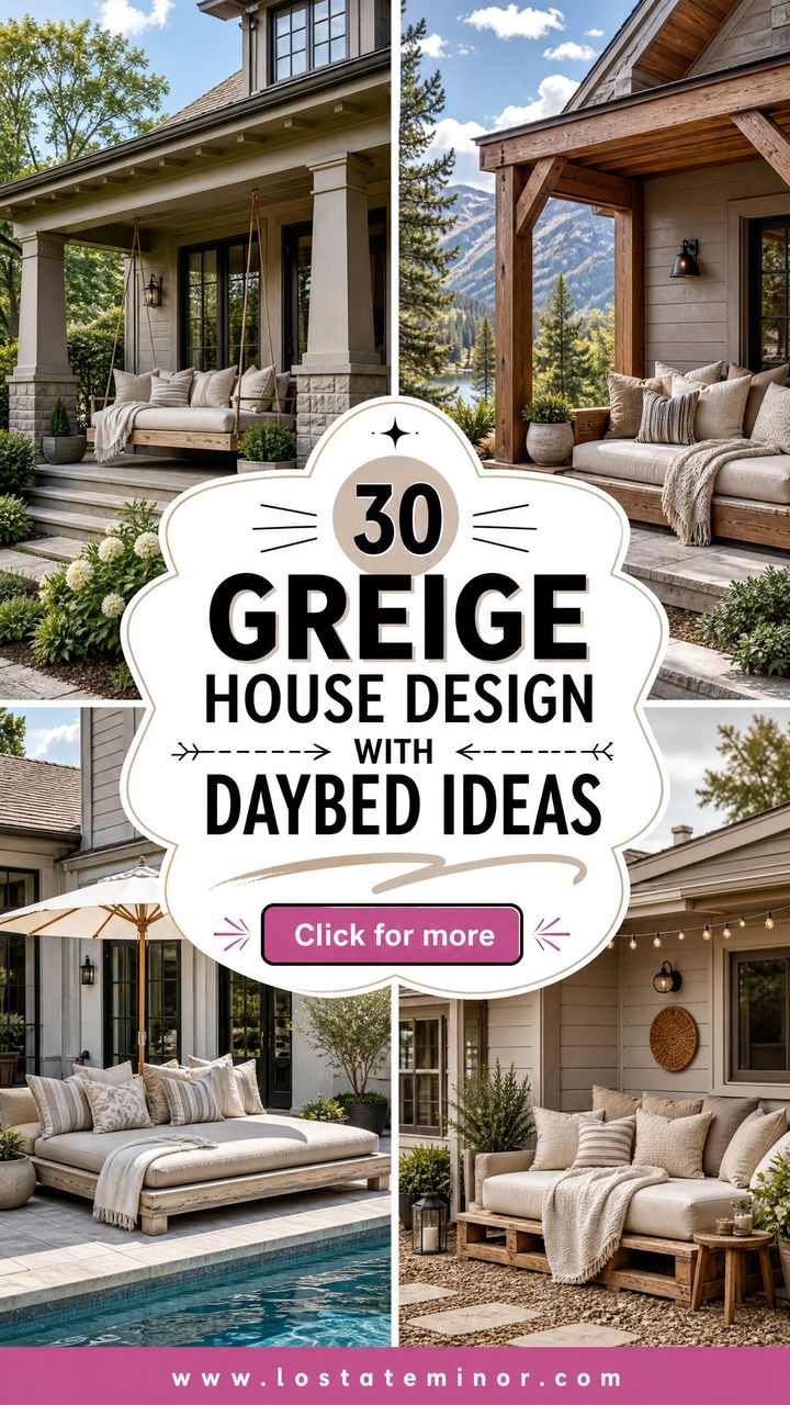 30 Greige House Design With Daybed Ideas for Cozy Modern Living - 30 Greige House Design With Daybed Ideas for Cozy Modern Living