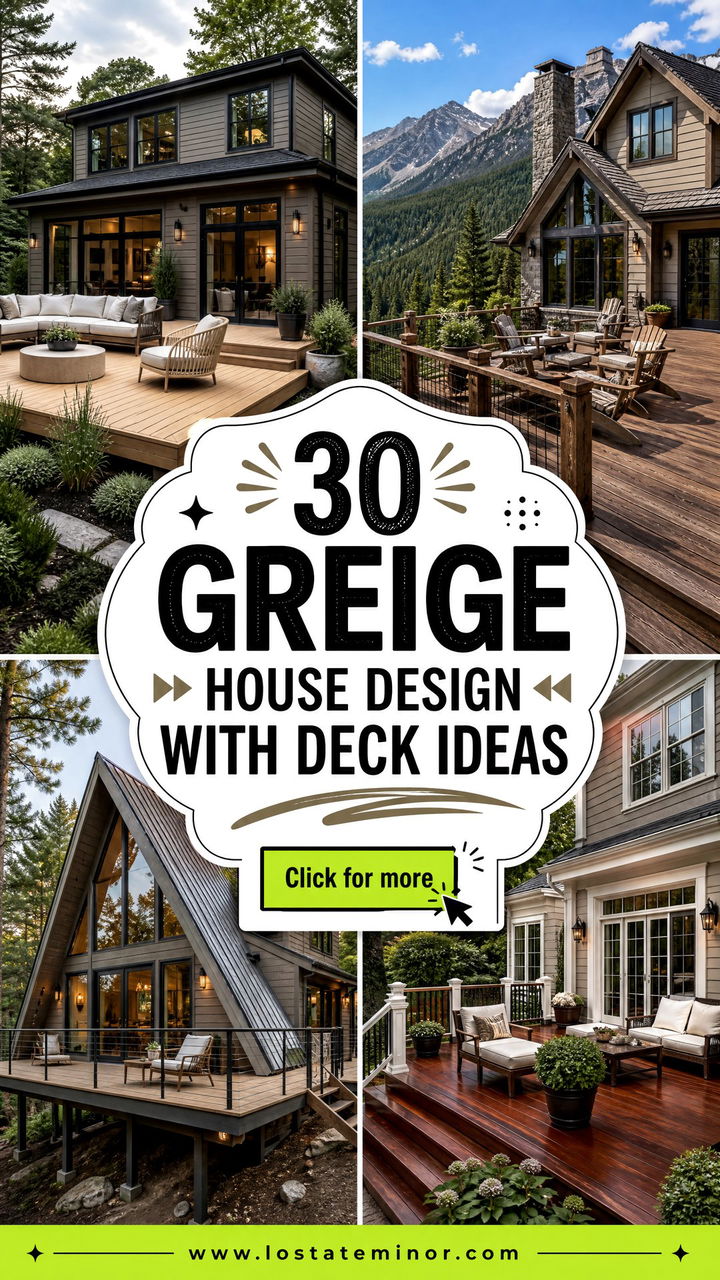 30 Greige House Design With Deck Ideas for Chic Outdoor Living - 30 Greige House Design With Deck Ideas for Chic Outdoor Living