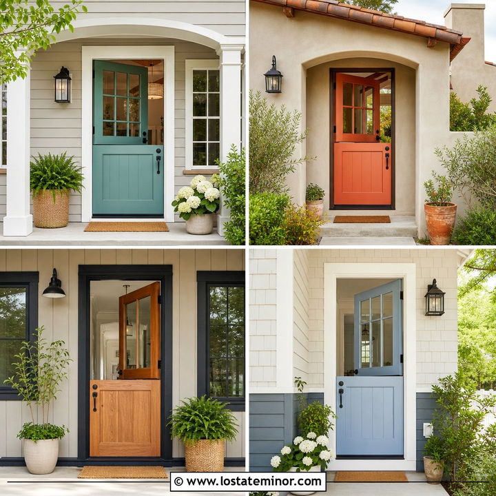 30 Greige House Design With Dutch Door Ideas for Welcoming Style