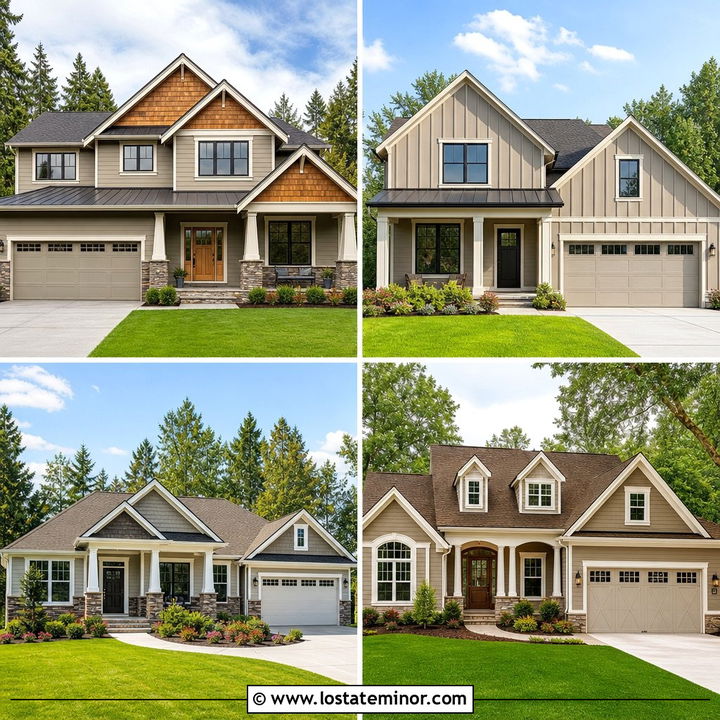 30 Greige House Design With Gables Ideas for Timeless Character