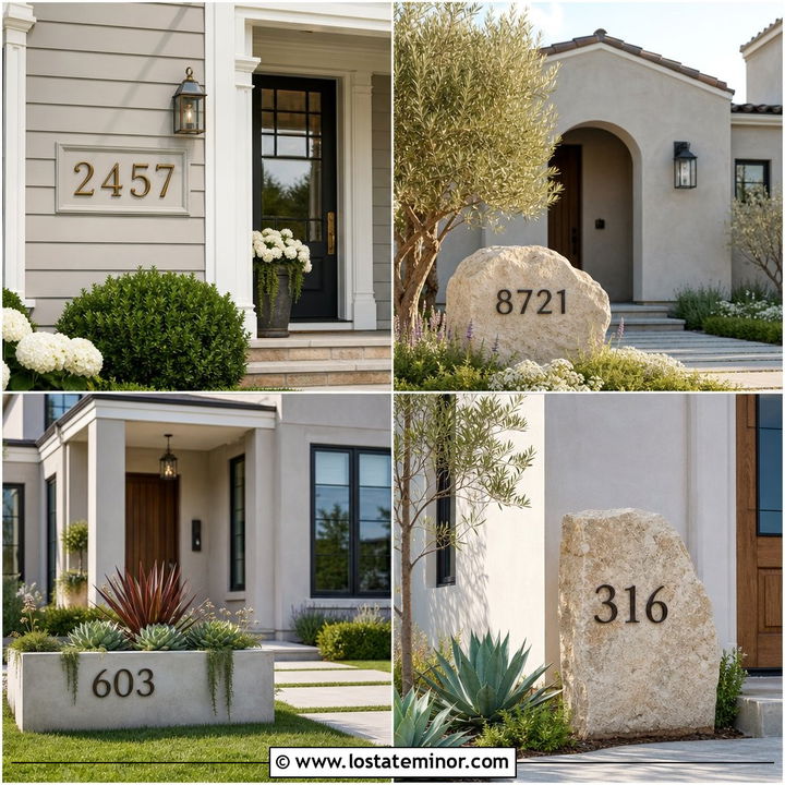 30 Greige House Design With House Numbers Ideas for Modern Style