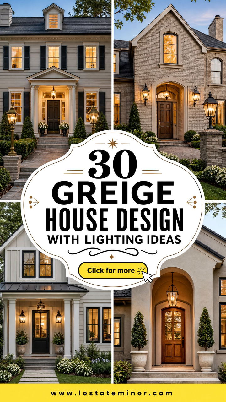 30 Greige House Design With Lighting Ideas for a Warm Welcome - 30 Greige House Design With Lighting Ideas for a Warm Welcome