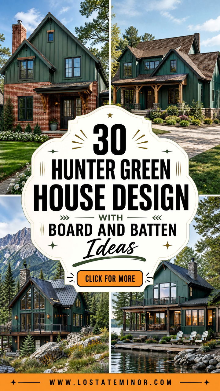 30 Hunter Green House Design With Board and Batten Ideas to Love - 30 Hunter Green House Design With Board and Batten Ideas to Love