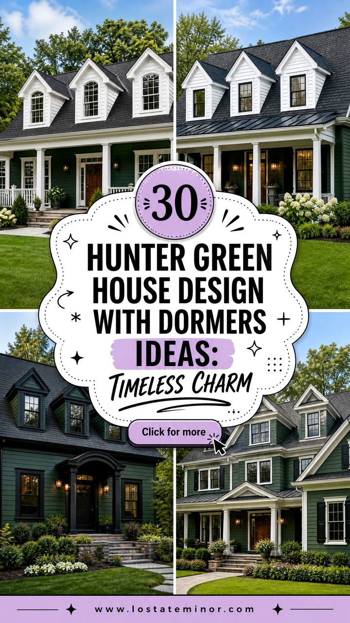 30 Hunter Green House Design With Dormers Ideas Timeless Charm - 30 Hunter Green House Design With Dormers Ideas: Timeless Charm