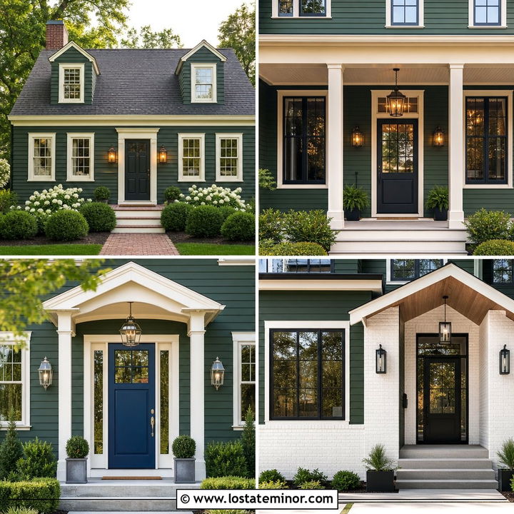 30 Hunter Green House Design With Light Fixtures Ideas: Top Picks