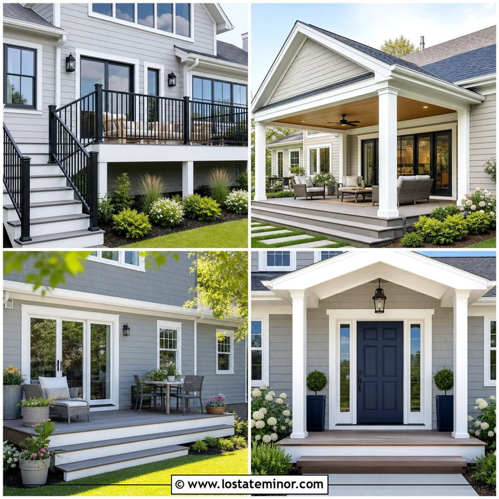 30 Light Grey House Design With Deck Ideas: Stylish Outdoor Living