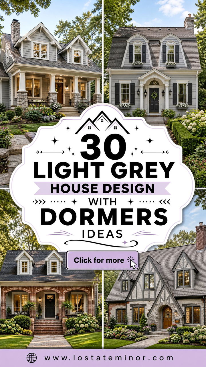 30 Light Grey House Design With Dormers Ideas Storybook Charm - 30 Light Grey House Design With Dormers Ideas: Storybook Charm