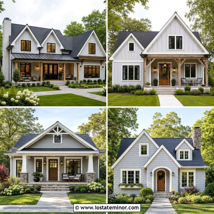 30 Light Grey House Design With Gables Ideas for Timeless Charm