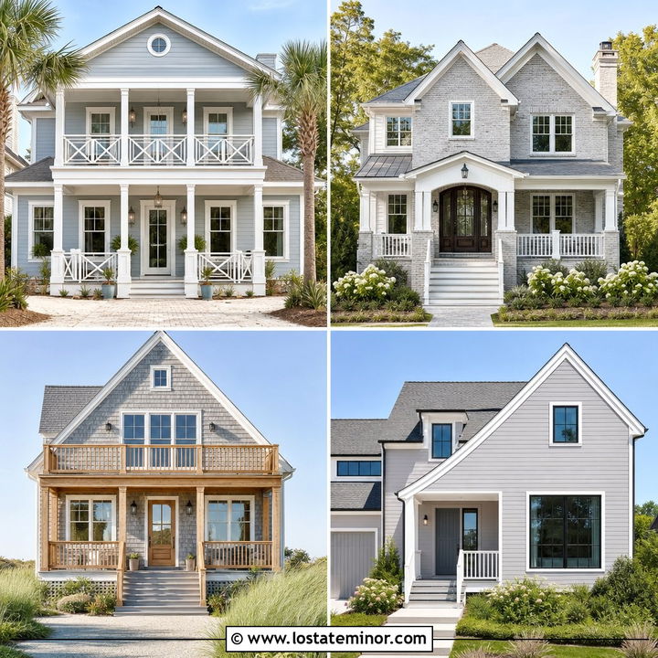 30 Light Grey House Design With Railings Ideas for Timeless Style