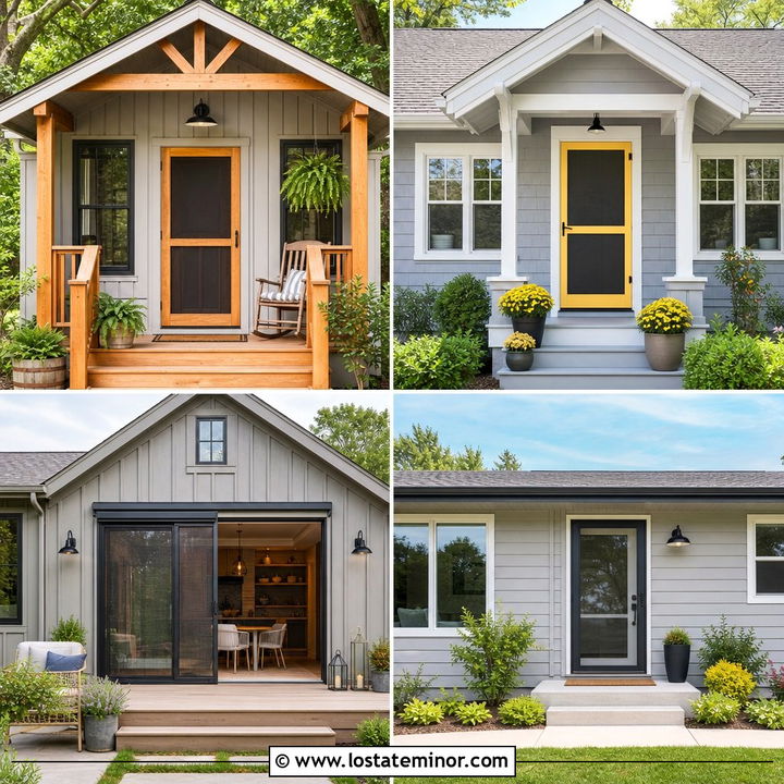 30 Light Grey House Design With Screen Door Ideas You’ll Love