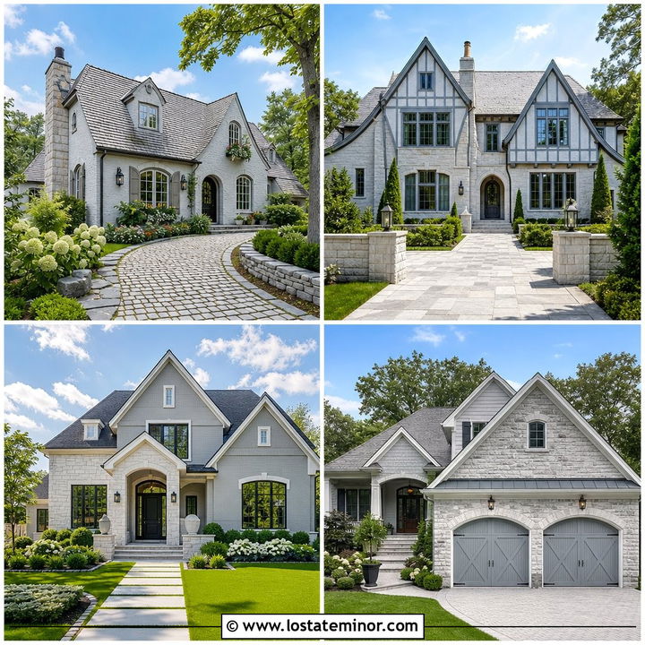 30 Light Grey House Design With Stone Accents Ideas to Inspire