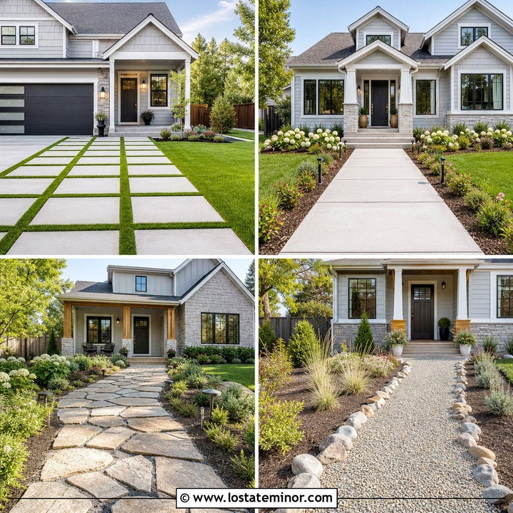 30 Light Grey House Design With Walkway Ideas for a Warm Welcome