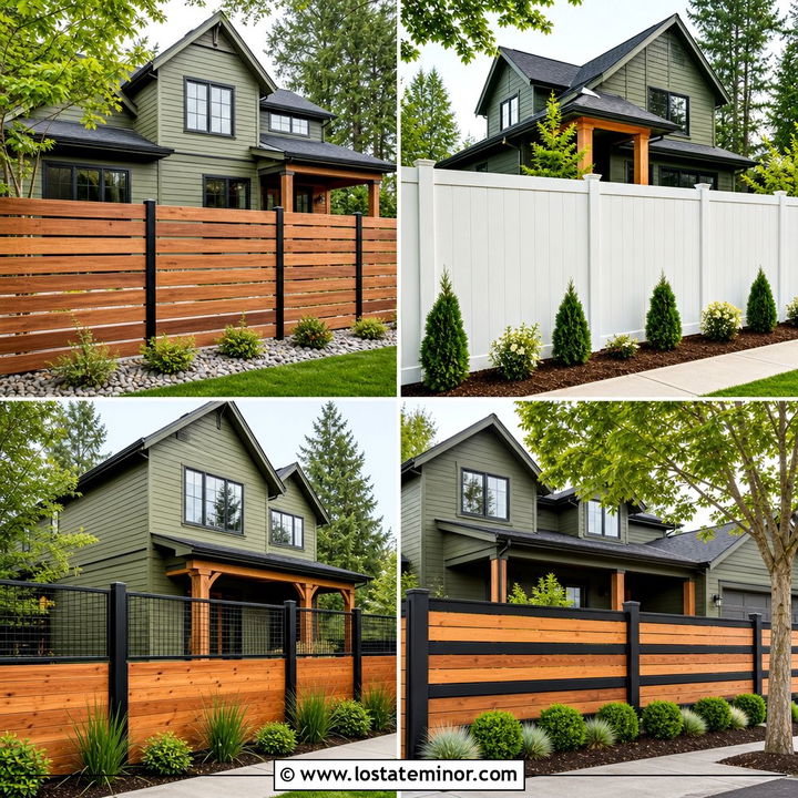 30 Moss Green House Design With Fence Ideas for Rustic Charm
