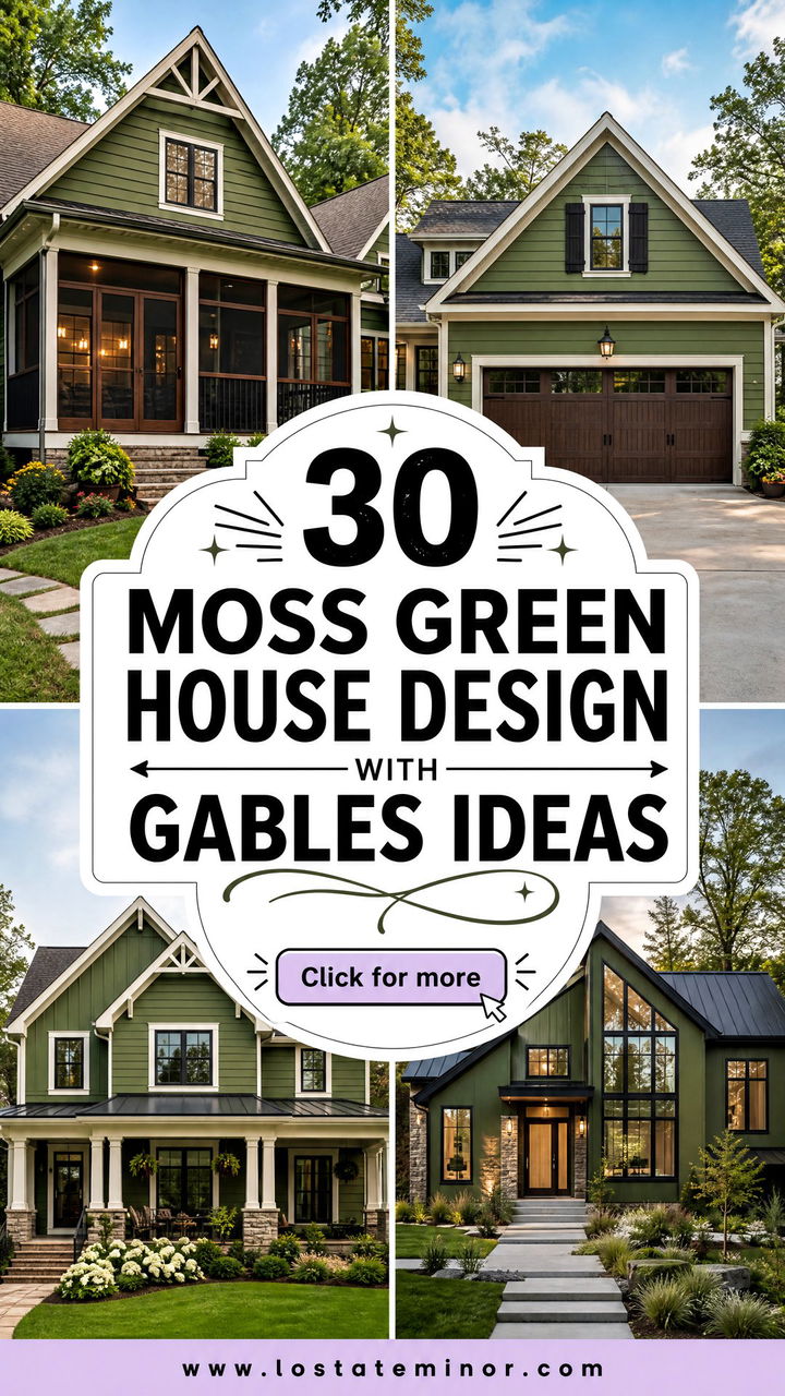 30 Moss Green House Design With Gables Ideas for Timeless Style - 30 Moss Green House Design With Gables Ideas for Timeless Style