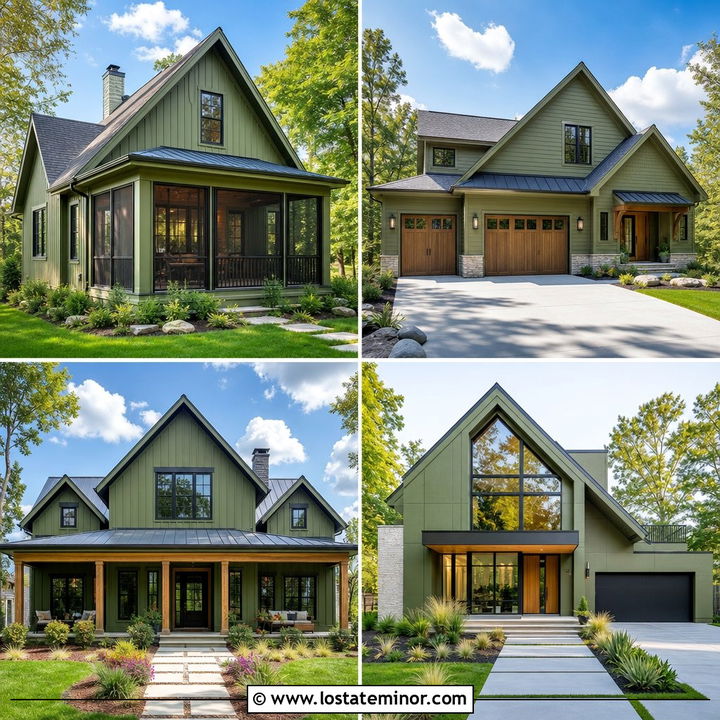 30 Moss Green House Design With Gables Ideas for Timeless Style