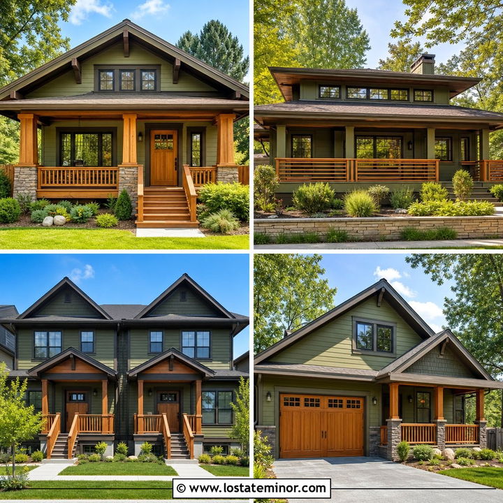 30 Moss Green House Design With Railings Ideas for Curb Appeal