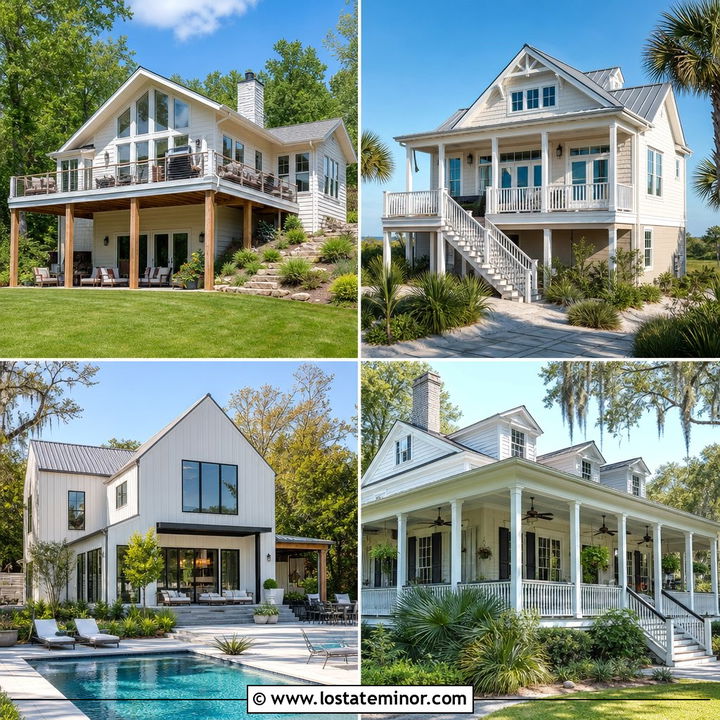 30 Off White House Design With Backyard Ideas: Outdoor Bliss